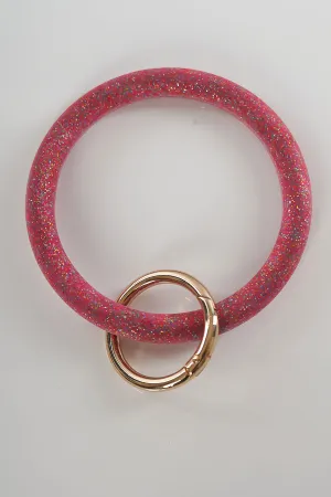 Bright And Glittery Keyring