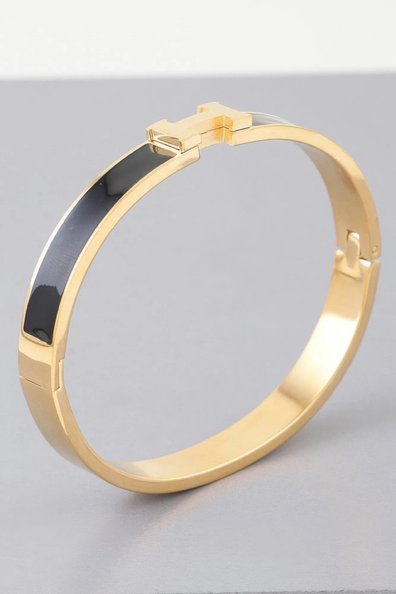Bright H Cuff Bracelet