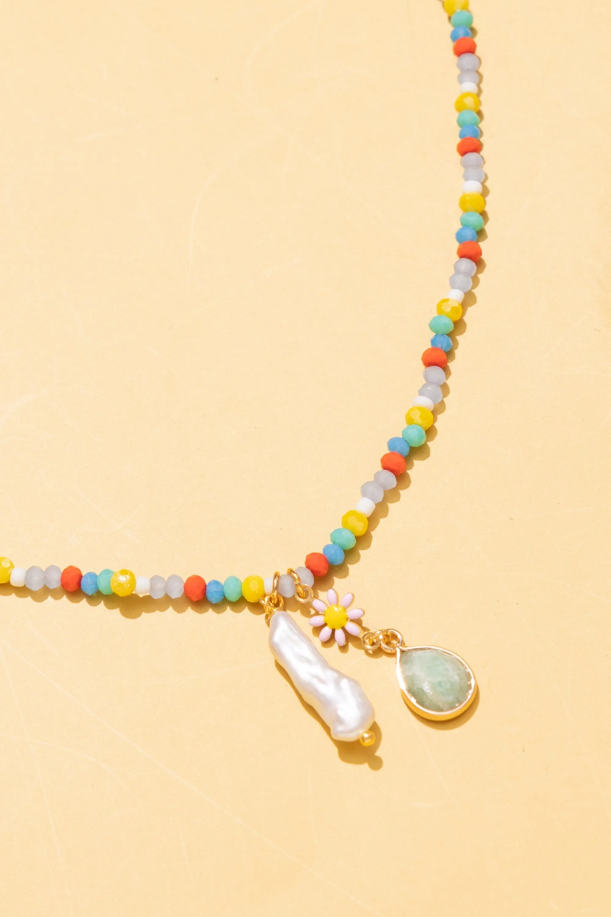 Bright Mix Beaded Necklace