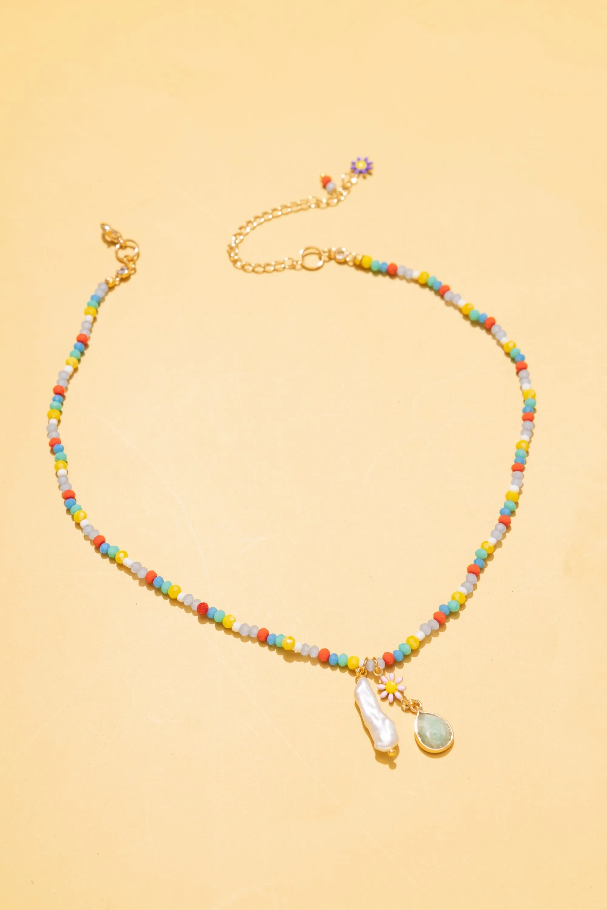 Bright Mix Beaded Necklace
