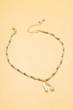 Bright Mix Beaded Necklace
