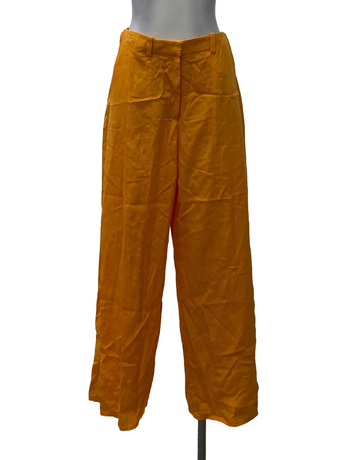 Bright Orange Straight Pants