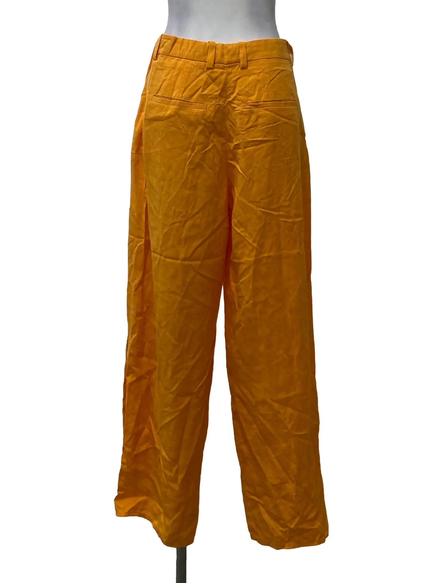 Bright Orange Straight Pants