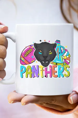 Bright Panthers Colorful Ceramic Mug
