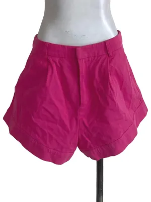 Bright Pink Denim Shorts