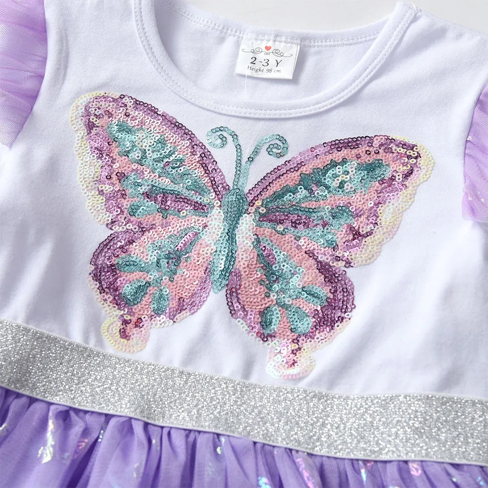 Butterfly Sequins Dress