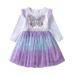 Butterfly Sequins Dress
