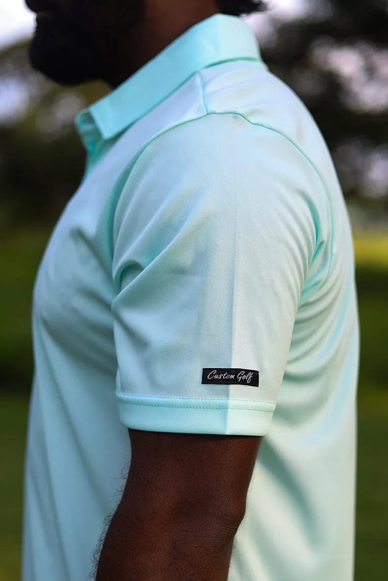 CA Iconic Golf Shirt | Aqua