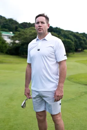CA Iconic Golf Shirt | White