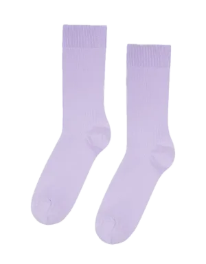 Calcetín Colorful Standard Clásico Orgánico - Soft Lavender