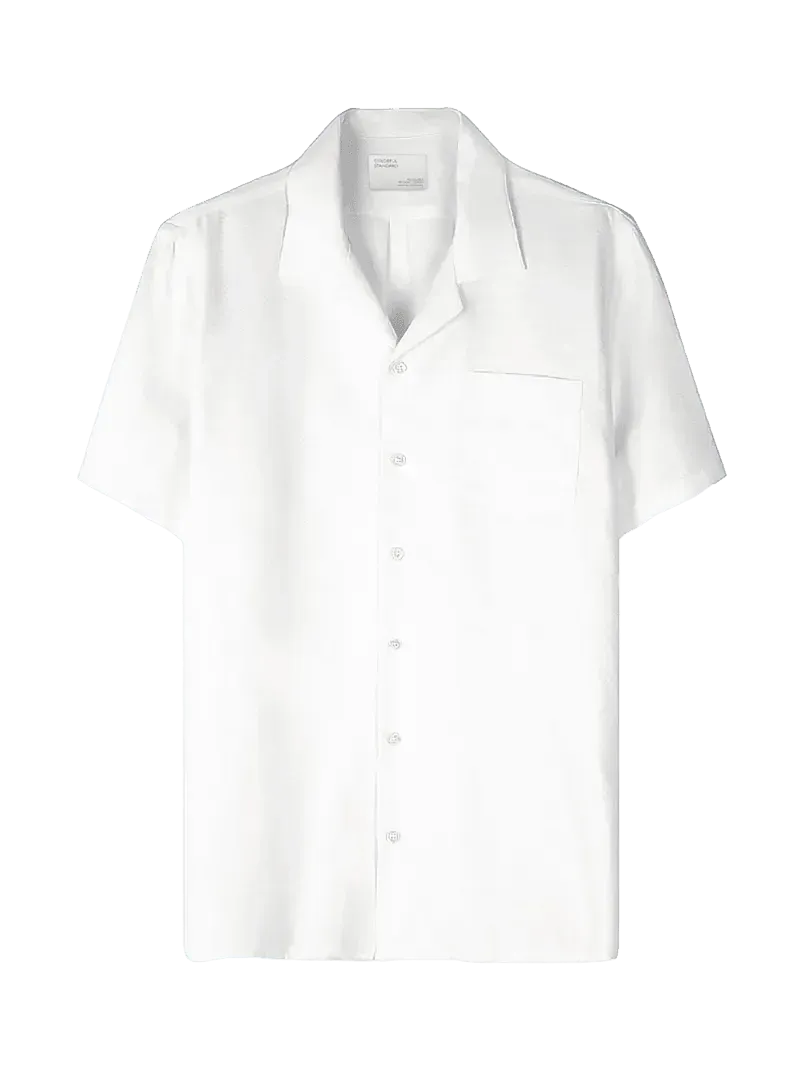 Camisa Colorful Standard Lino Optical White