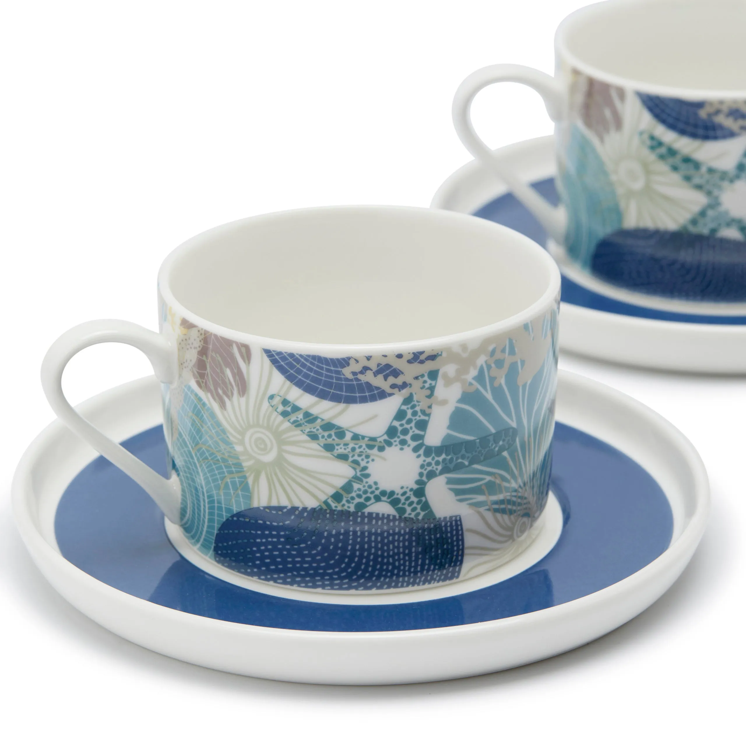 CASABLANCA TEA CUP & SAUCER SET ( MULTI)