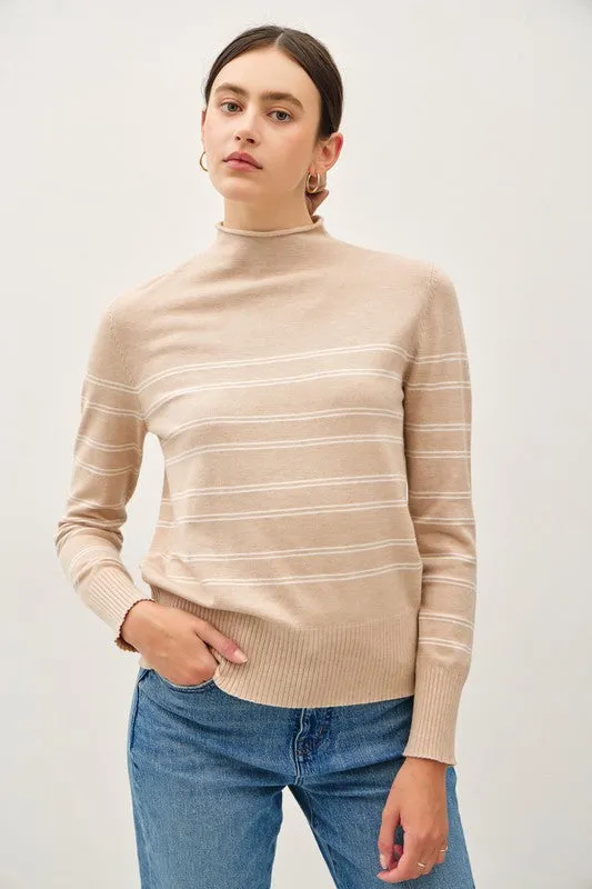 Ce Ce Mock Neck Pullover