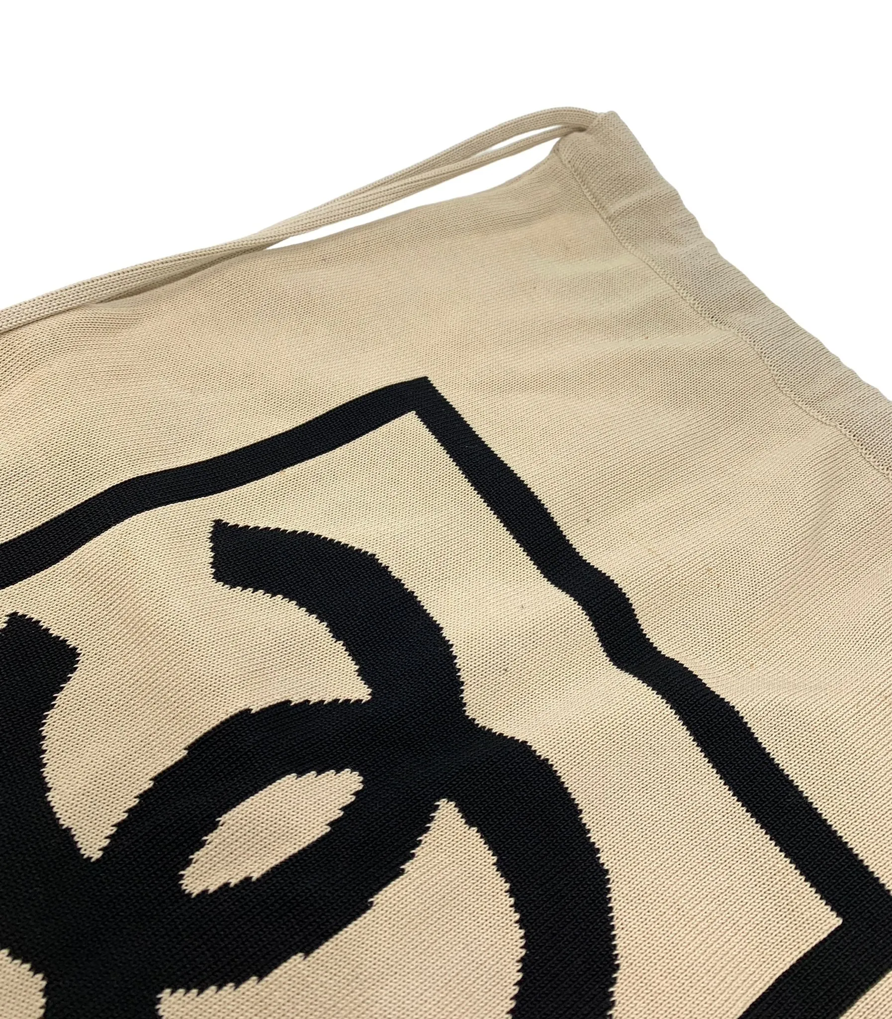 Chanel Beige Drawstring Backpack
