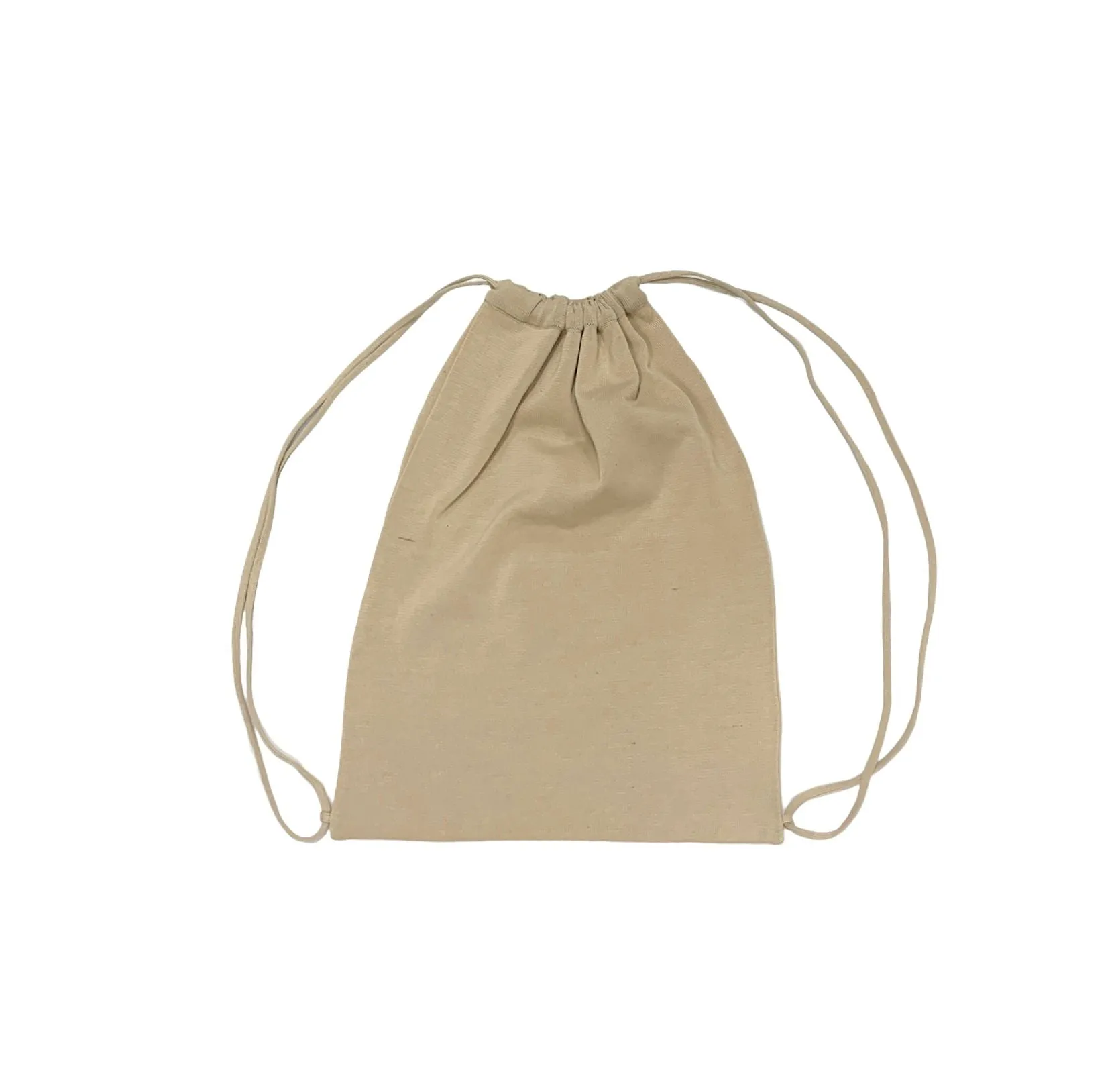 Chanel Beige Drawstring Backpack