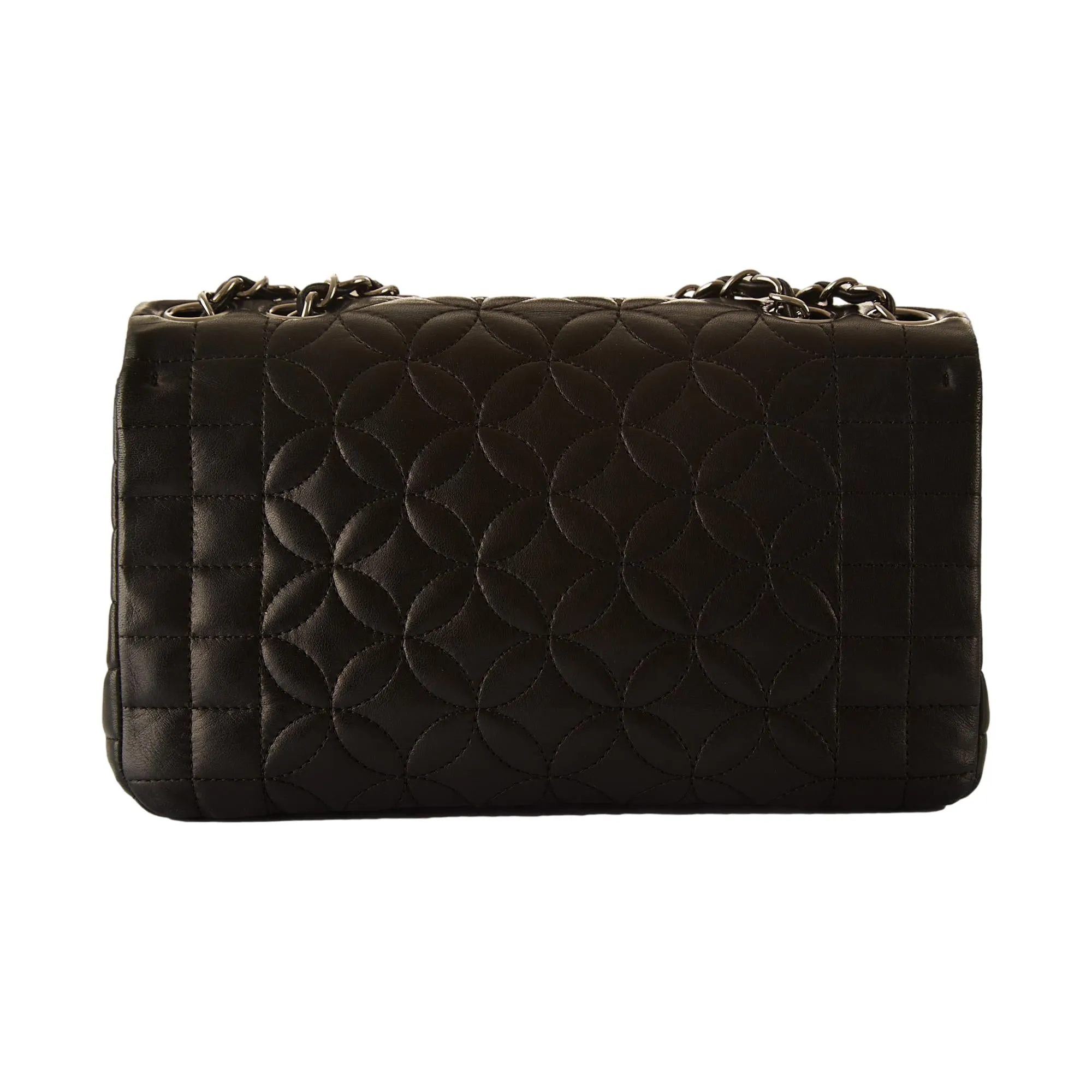 Chanel Black StitchTurnlock Flap Bag