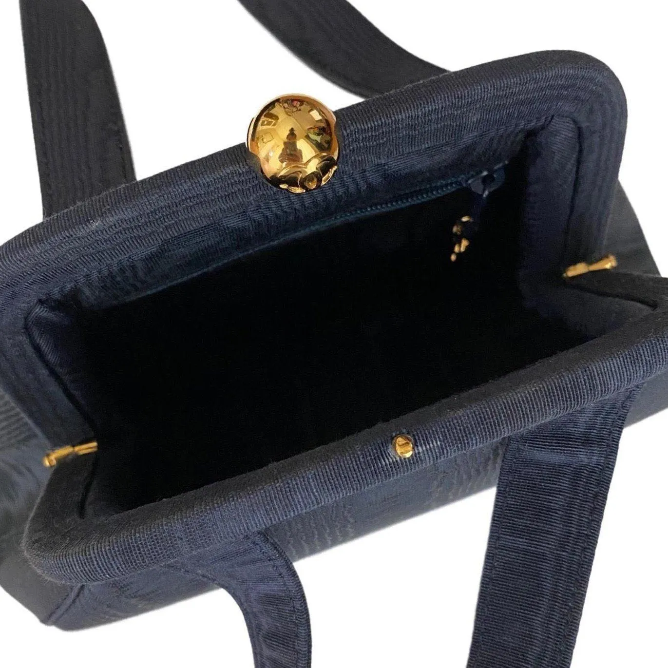 Chanel Navy Mini Top Lock Bag