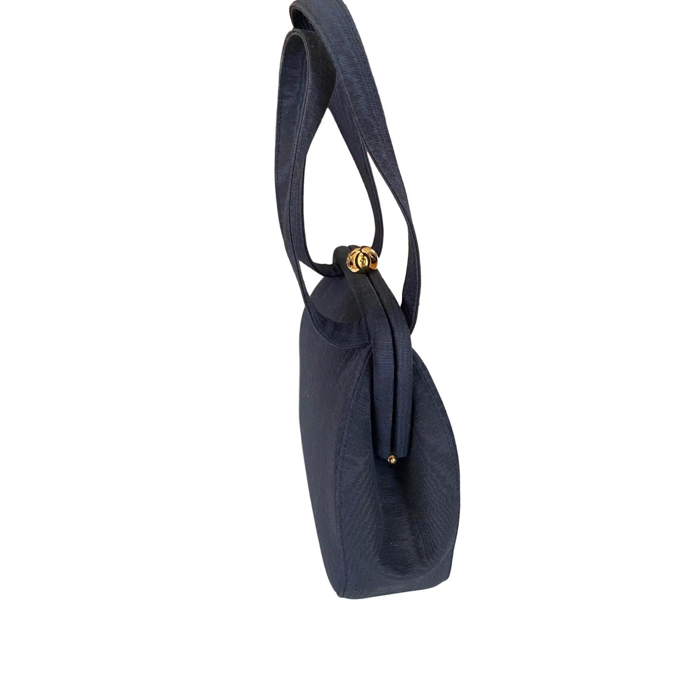 Chanel Navy Mini Top Lock Bag