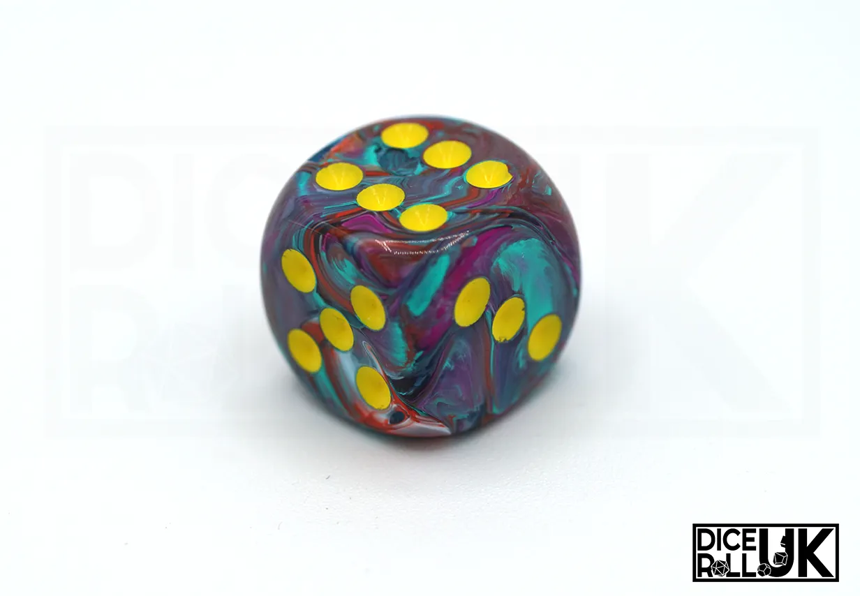 Chessex Festive | 12x16mm D6 | Mosaic