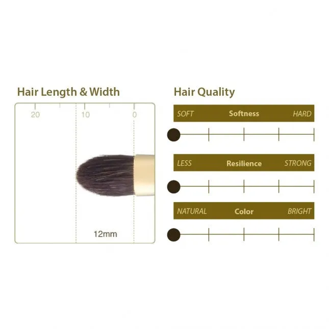 Chikuhodo GSN-9 Eyeshadow Brush, GSN Series