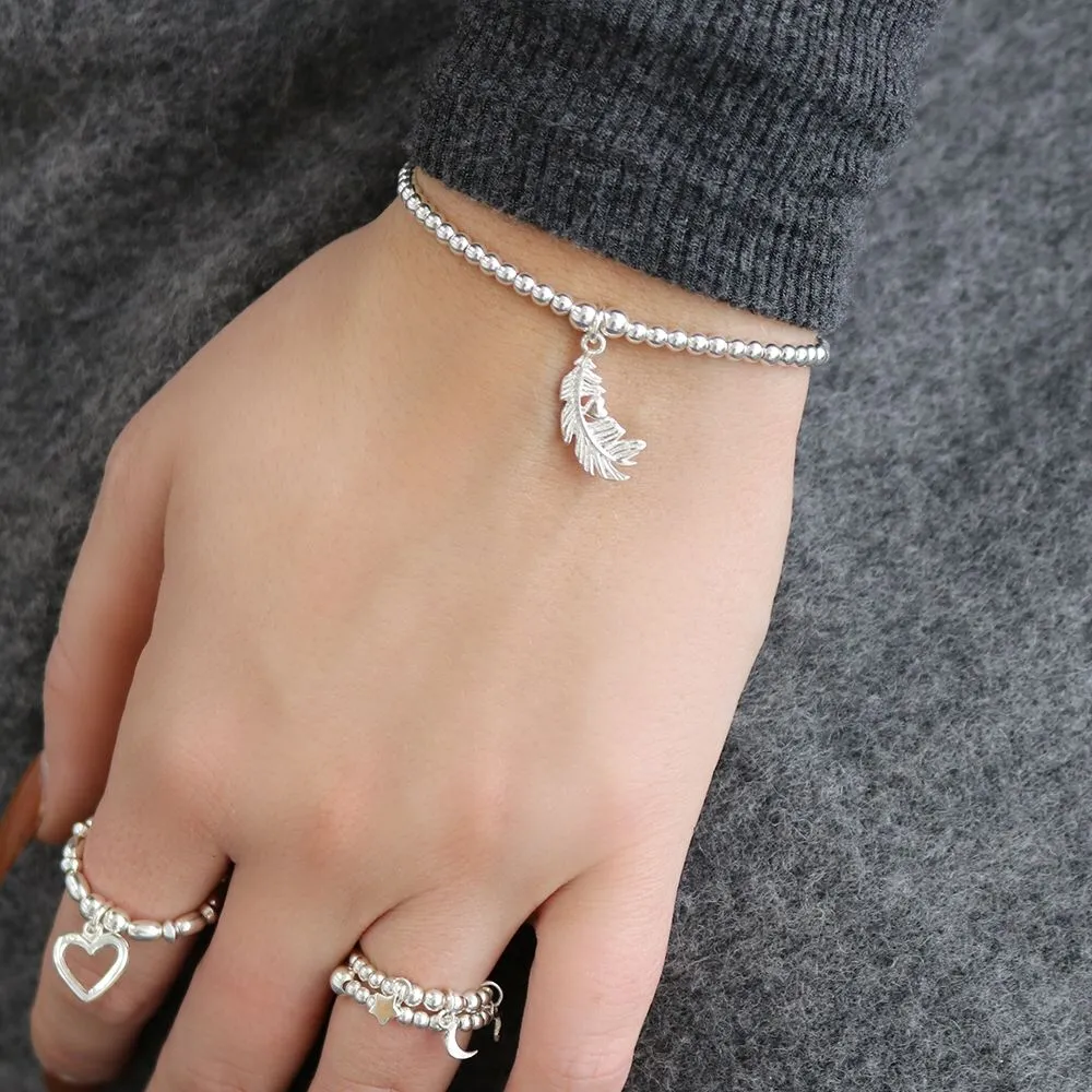 ChloBo Heart In Feather Bracelet