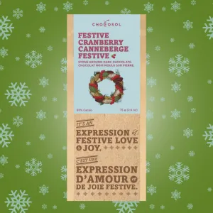 Chocosol Festive Cranberry (65%)