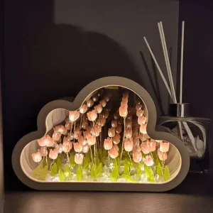 Cloud Tulip Night Light - Artistic Home Decor