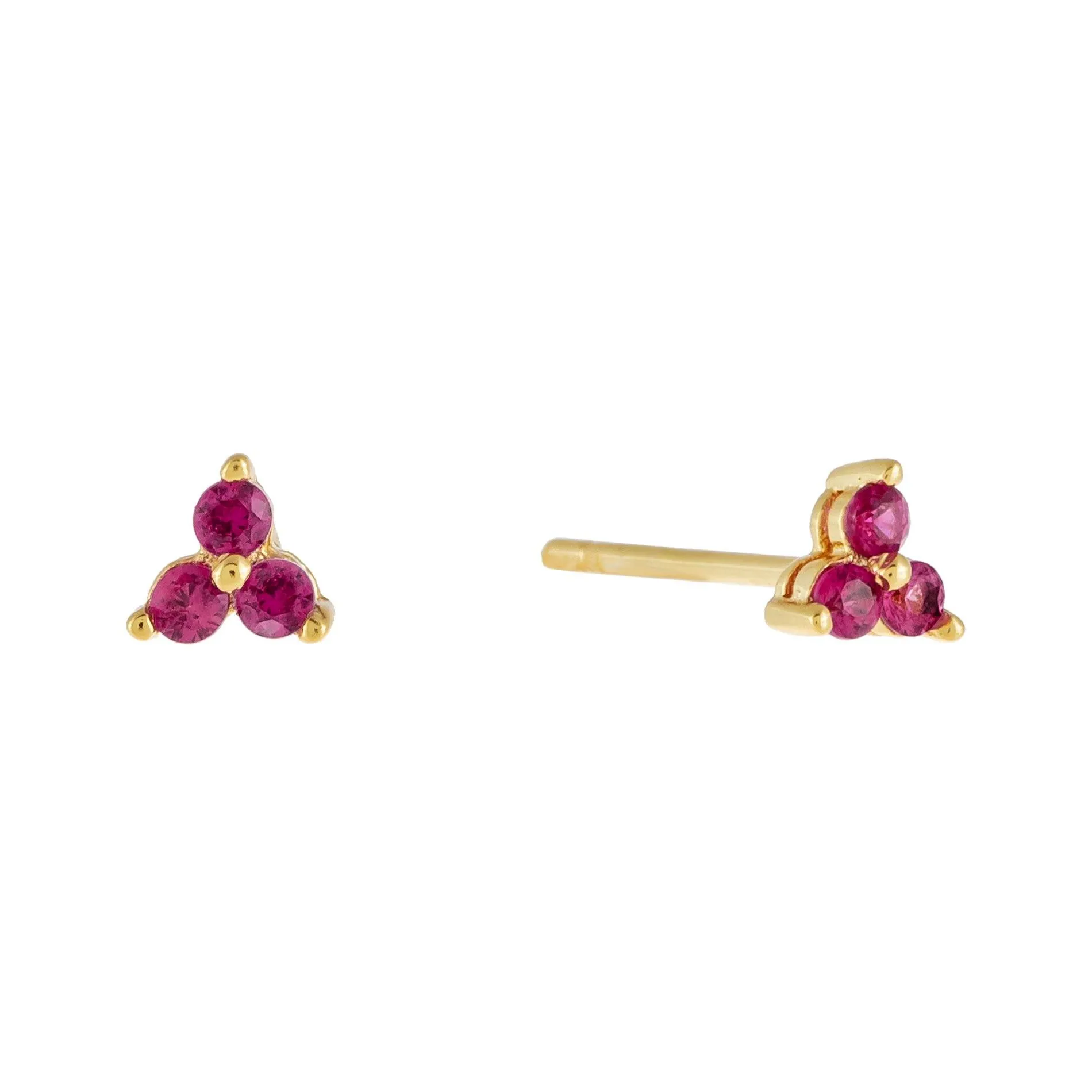 Colorful Cluster Stud Earring