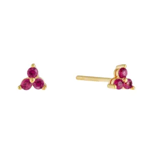 Colorful Cluster Stud Earring