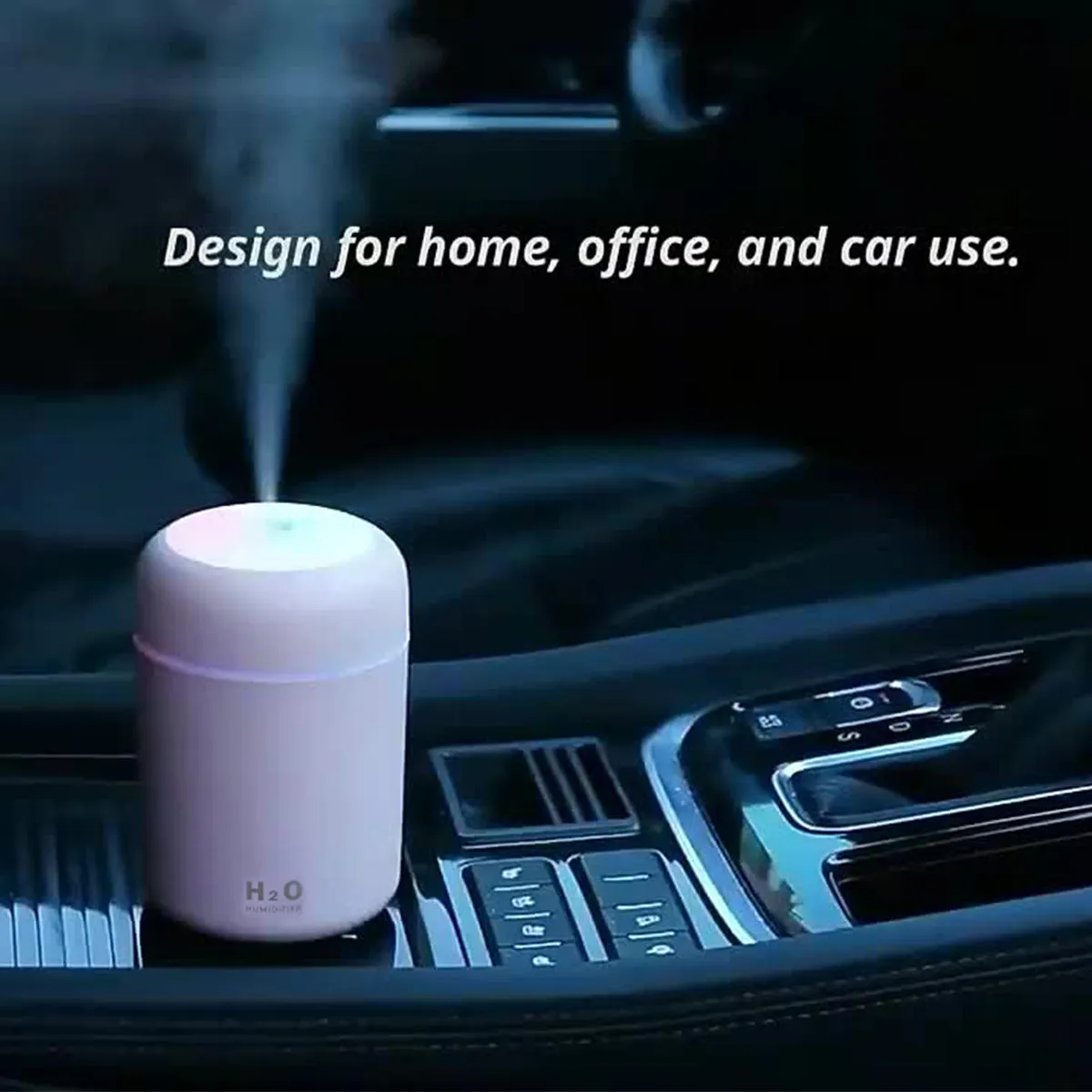 Colorful Cool Mini Cute Humidifier USB 300ml Portable with 7 Colors 2 Fog Mode Ultra Quiet Suitable, Custom Fit For Your Cars