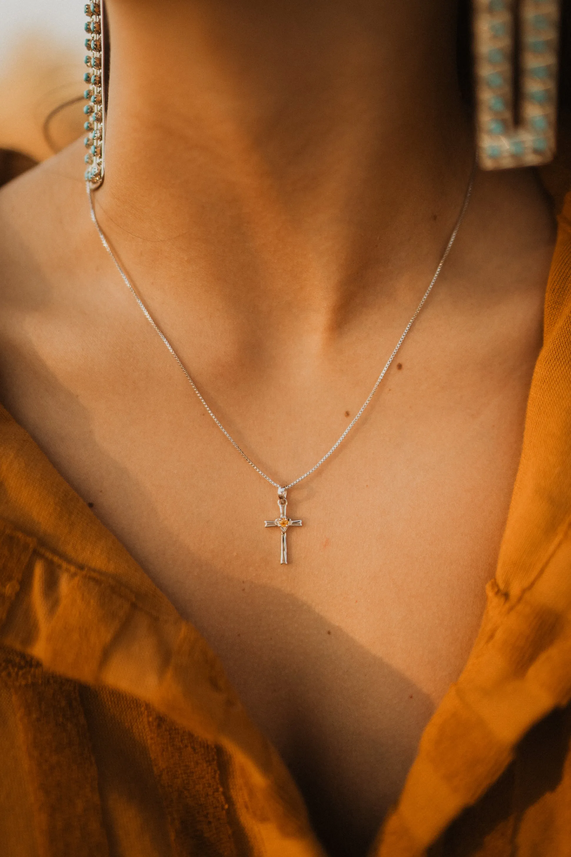 Colorful Cross Necklace