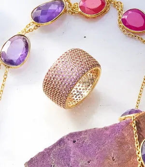 Colorful Crystal Ring