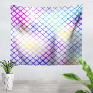 Colorful Dragon Scales Tapestry