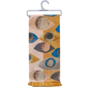 COLORFUL EYE DISH TOWEL