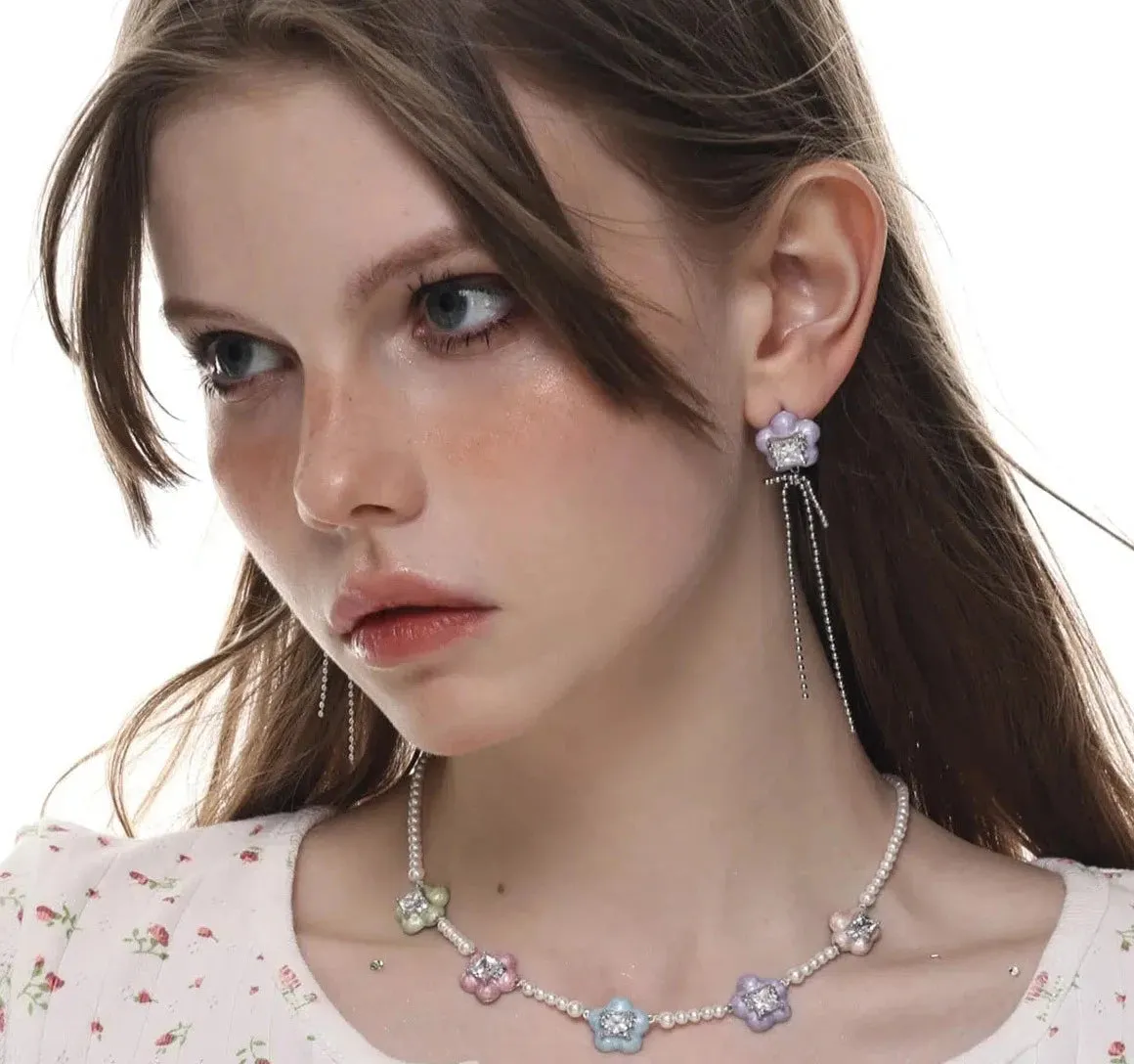 Colorful Flower Necklace