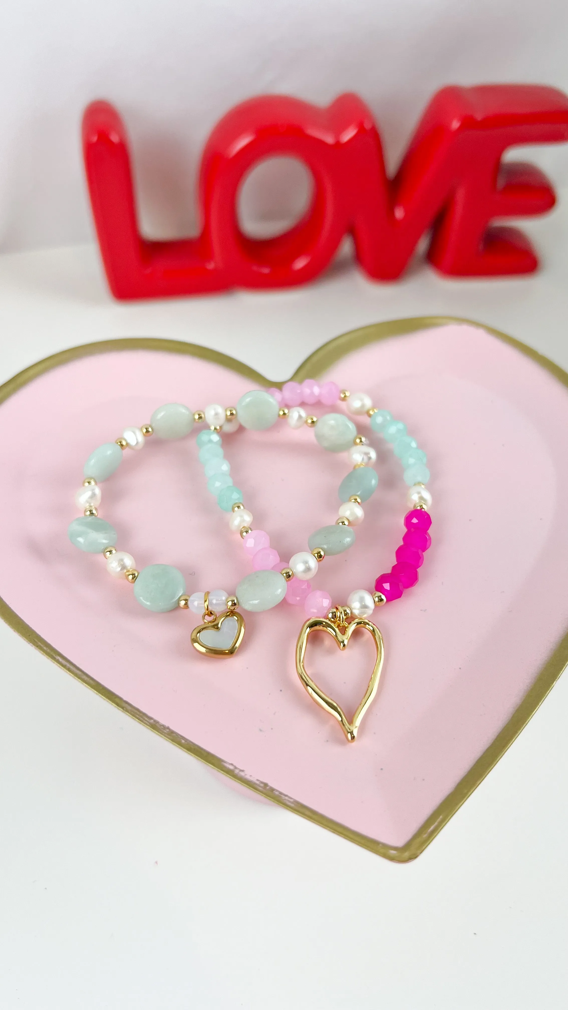 Colorful Hearts Bracelet