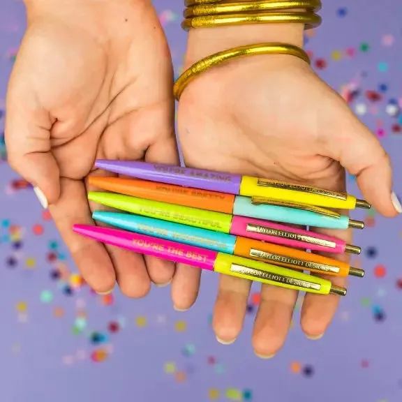Colorful Ink Pen - 5 pack