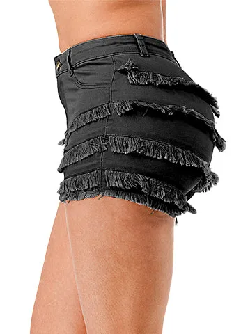 COLORFUL LAYER FRINGE  SHORT(MMB4005) <Bundle>