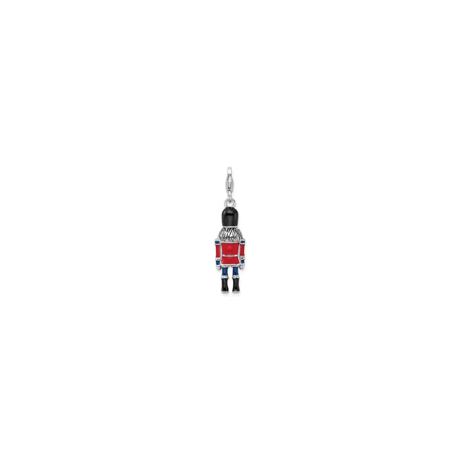 Colorful Nutcracker Charm (Silver)