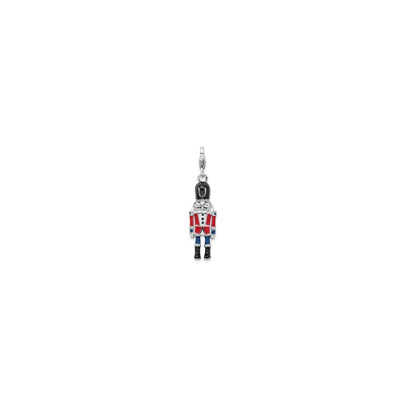 Colorful Nutcracker Charm (Silver)
