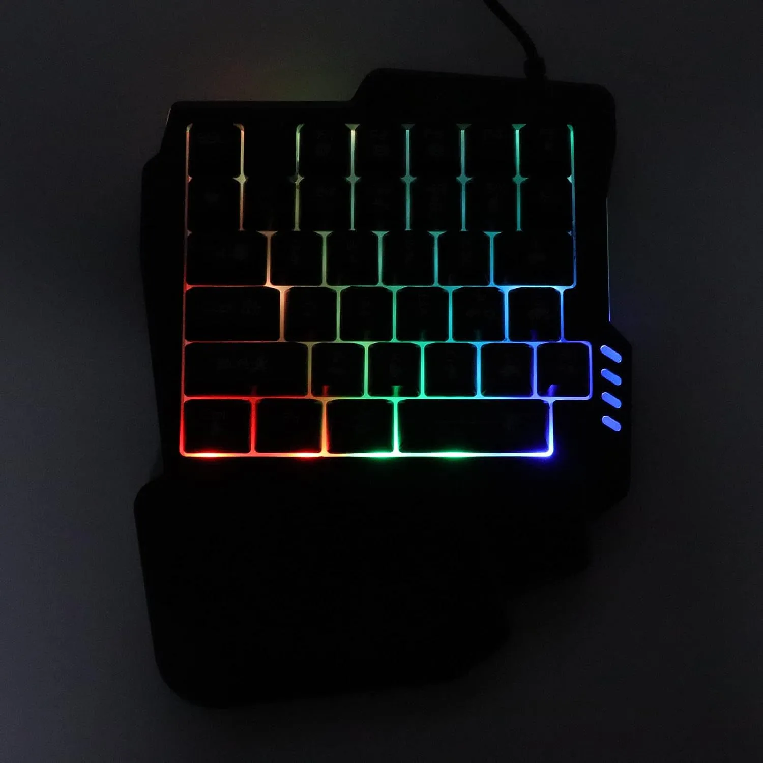 Colorful One-handed Gaming Keyboard