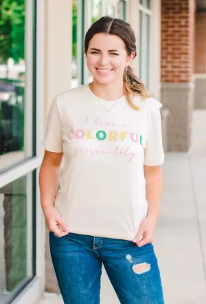 Colorful Personality Graphic Tee
