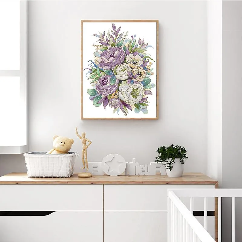 Colorful Roses Cross Stitch