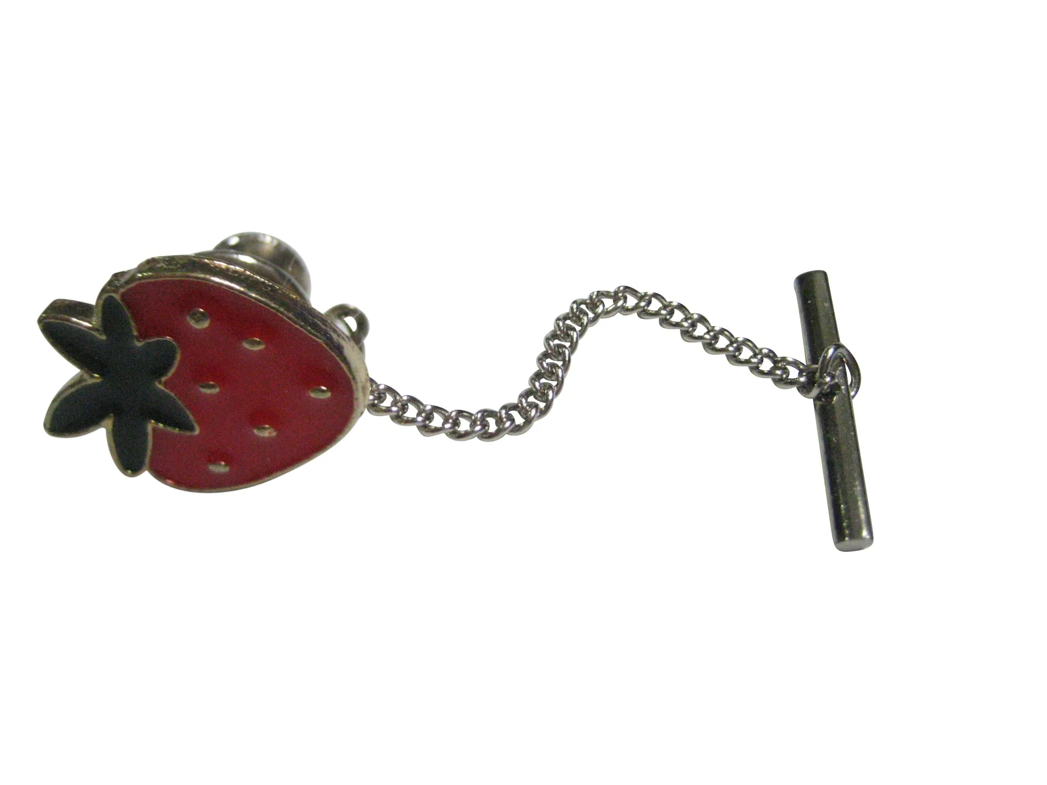 Colorful Strawberry Fruit Tie Tack