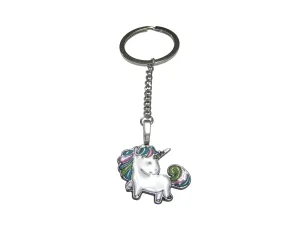 Colorful Unicorn Pendant Keychain