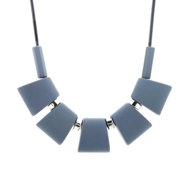 Colorful Wood Beads Necklace