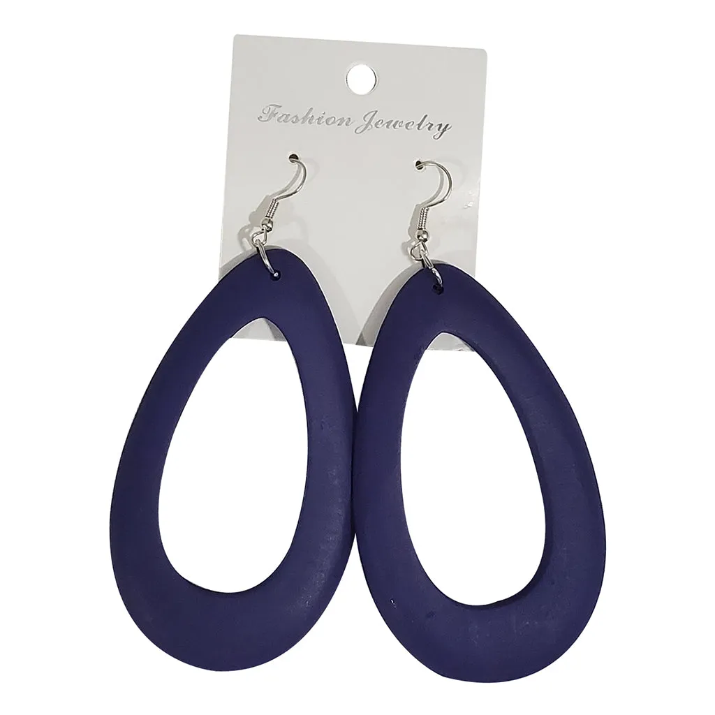 Colorful Wood Earrings