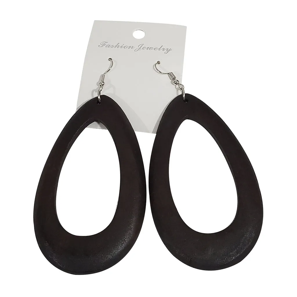 Colorful Wood Earrings