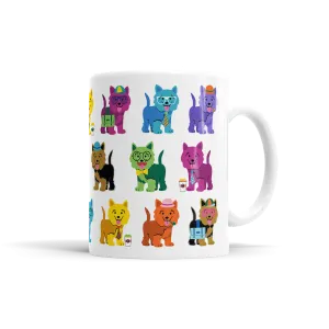Colorful Yorkie Mug