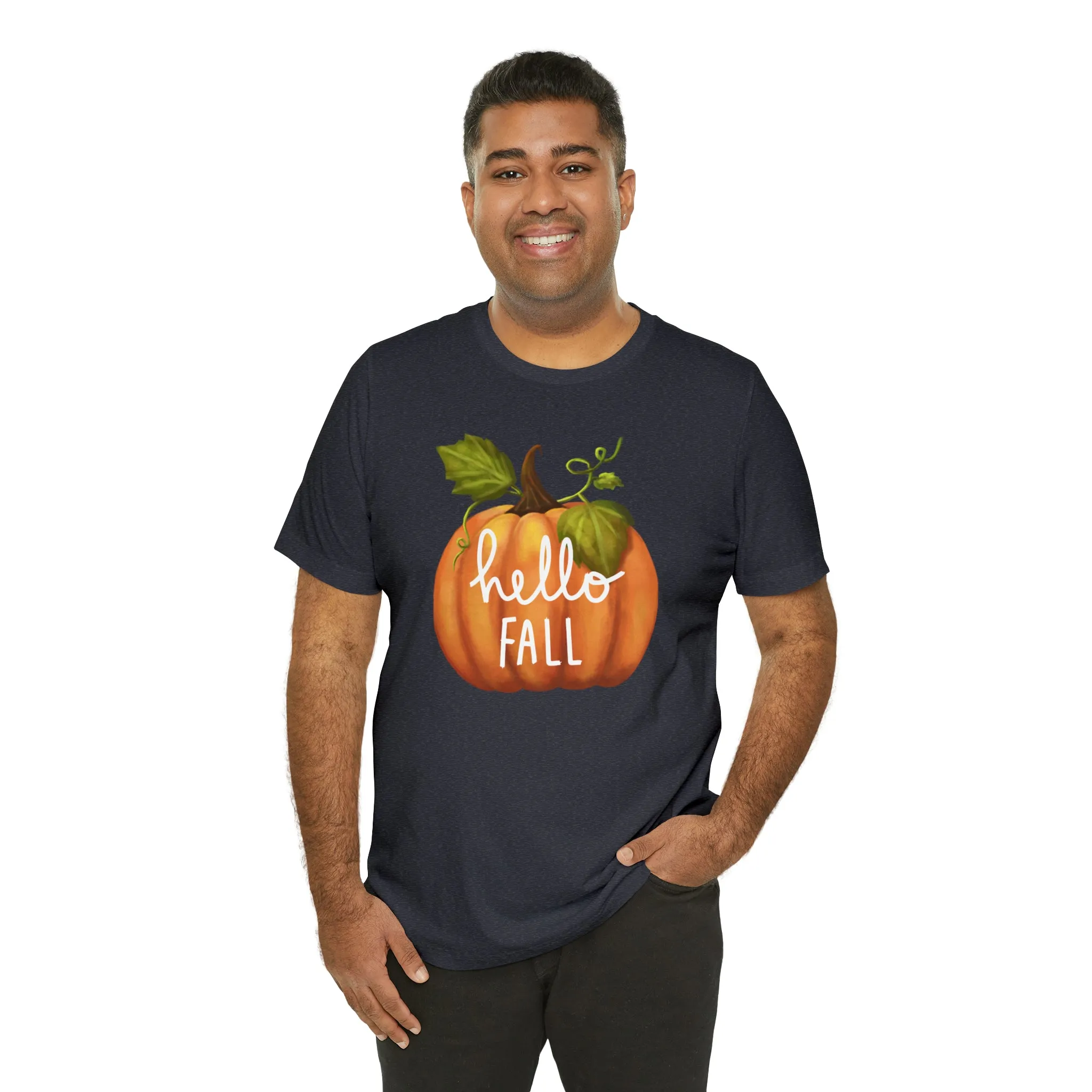 Copy of Hello Fall Shirt, Autumn Pumpkin Shirt , Pumpkin Spice Tee, Funny Pumpkin T-Shirt, Womens Fall Season Shirt